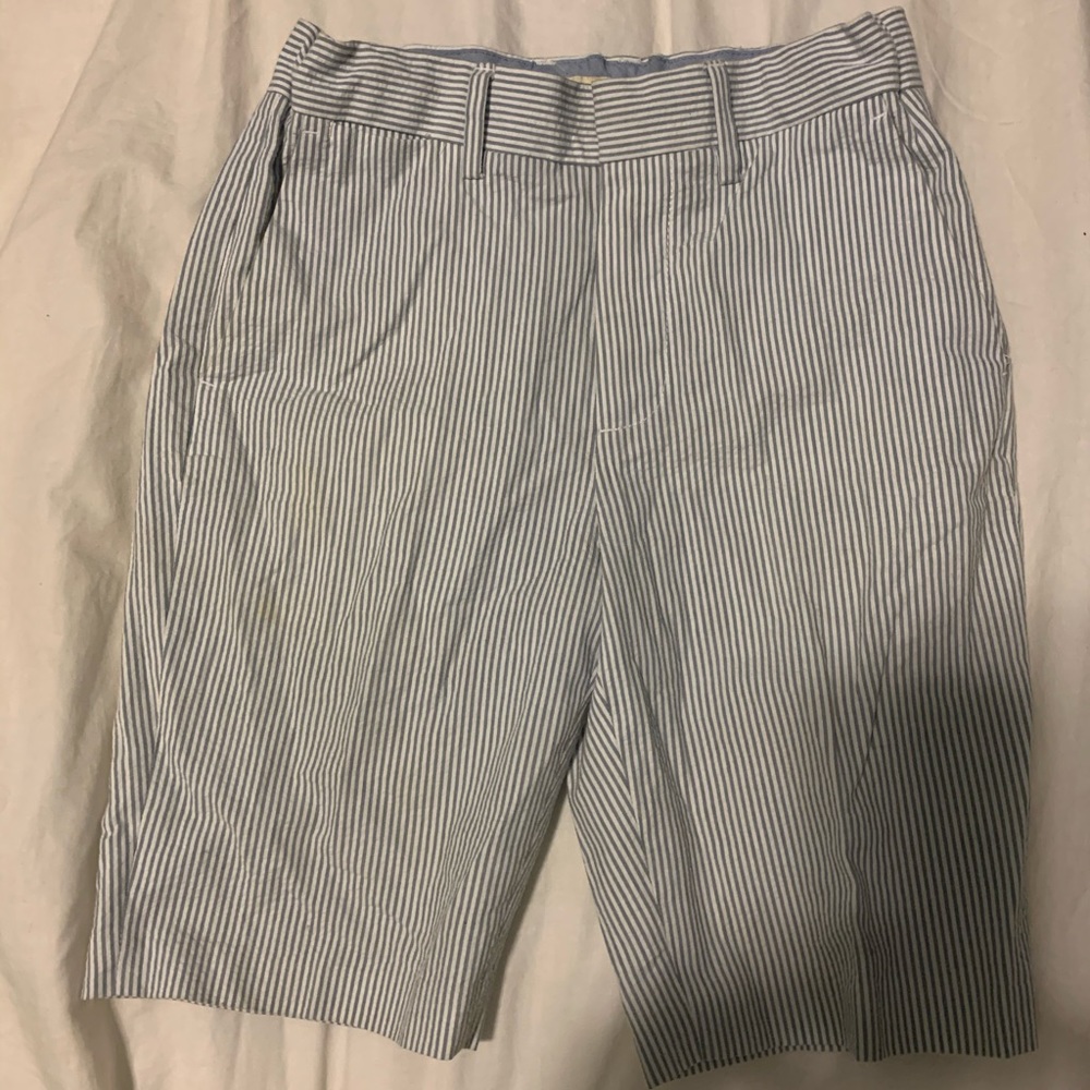 J Crew Boys Seersucker Dress Shorts